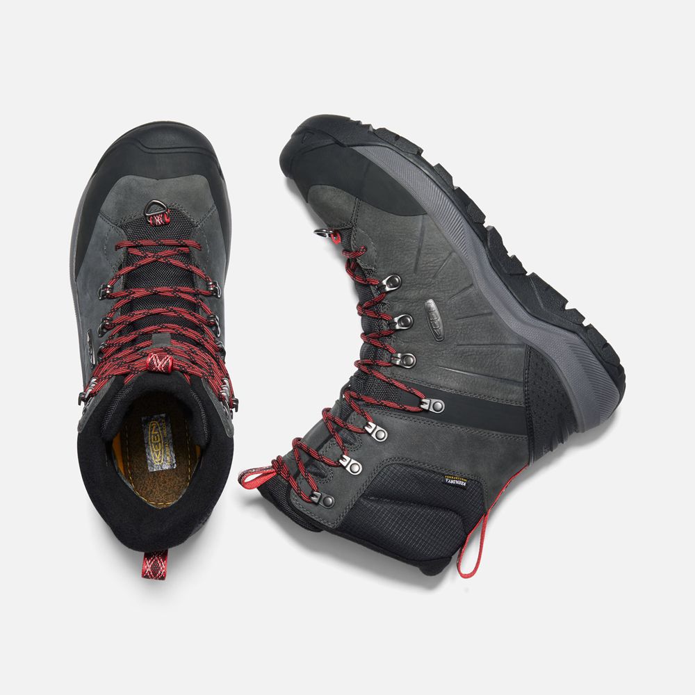 Botas de Seguridad Keen Mexico Grises Oscuro - Hombre Revel Iv Altos Polar - JB4816370